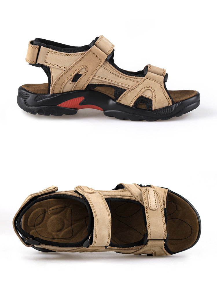 Breathable Leather Cowhide Beach Shoes