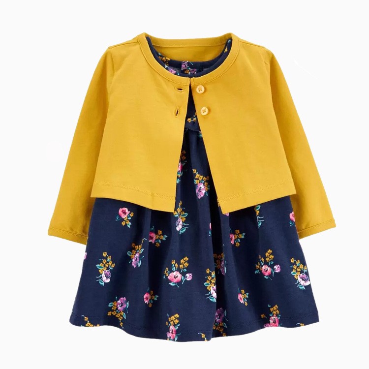 Two-Piece Printed Dresses In Europe And America