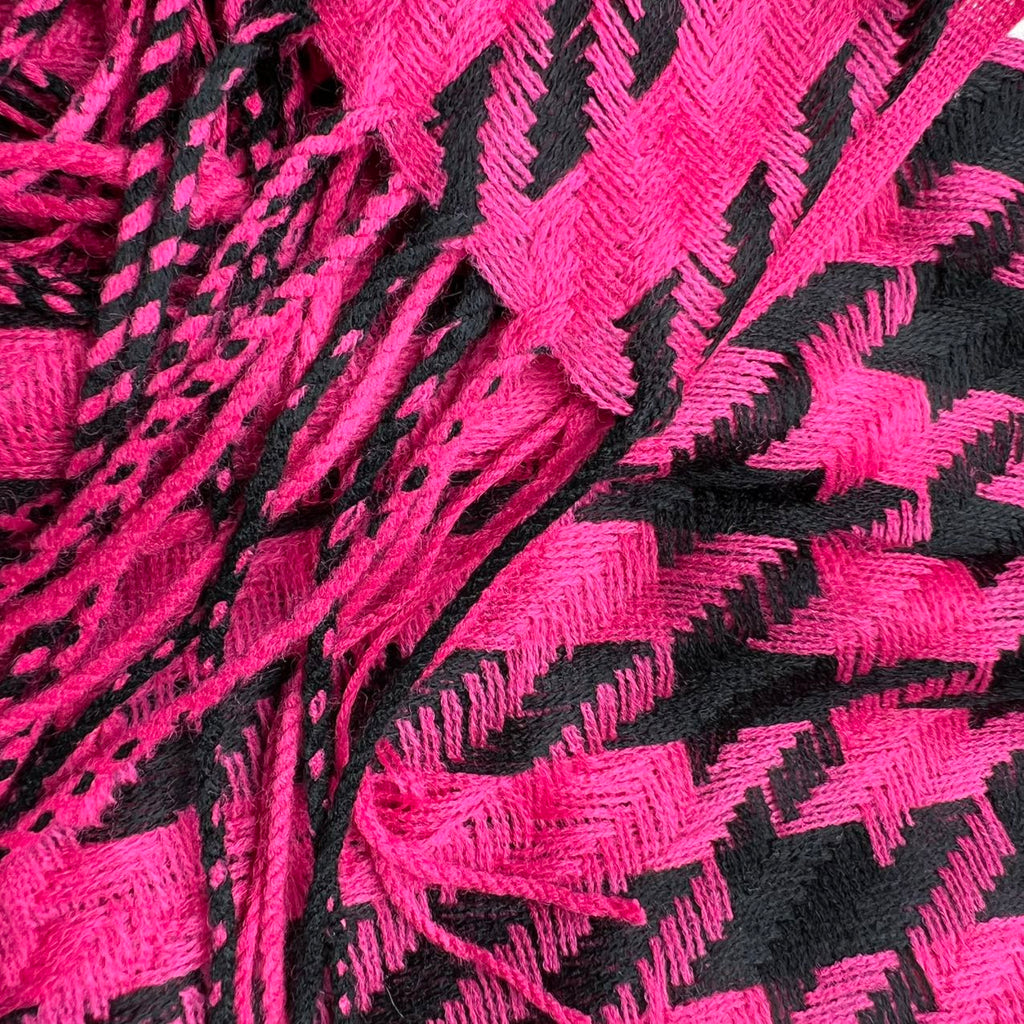 Jacquard Weave Traps Warmth Scarf ,