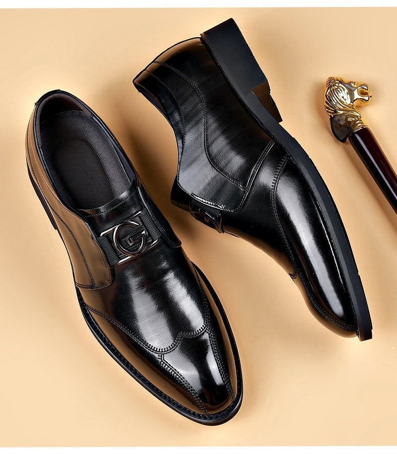 Men  casual shoes Leather