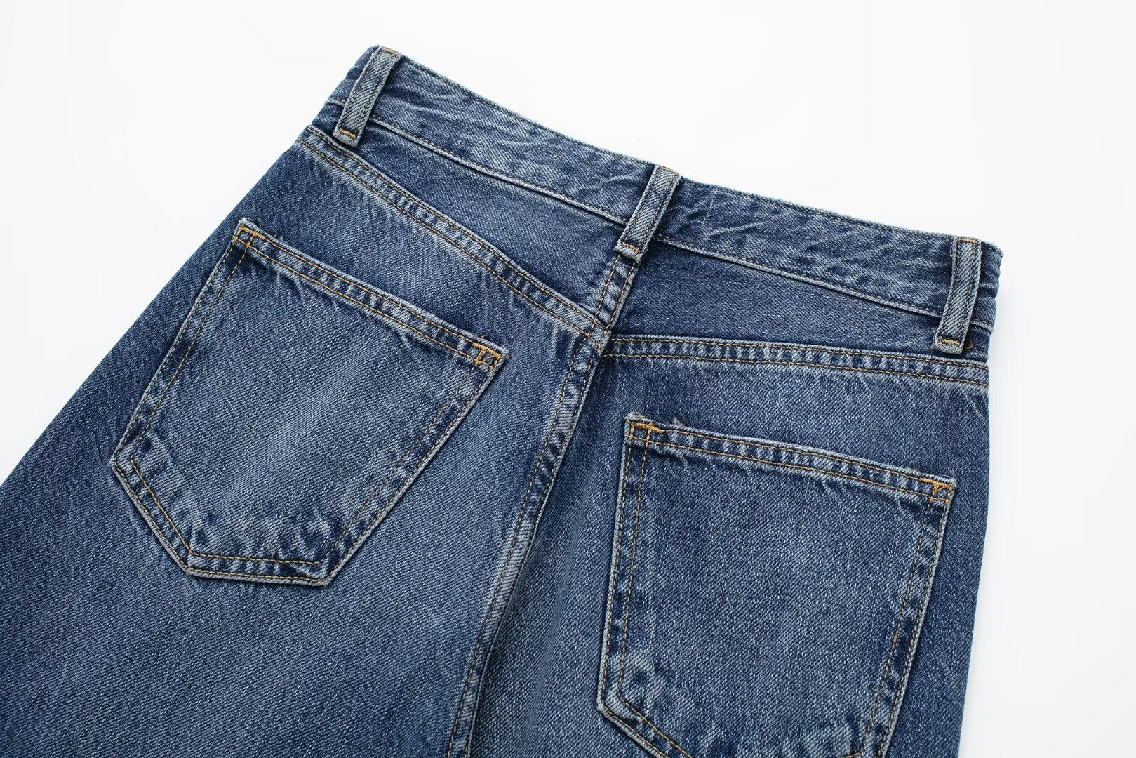 Maillard High Waist Loose Wide Legs Jeans