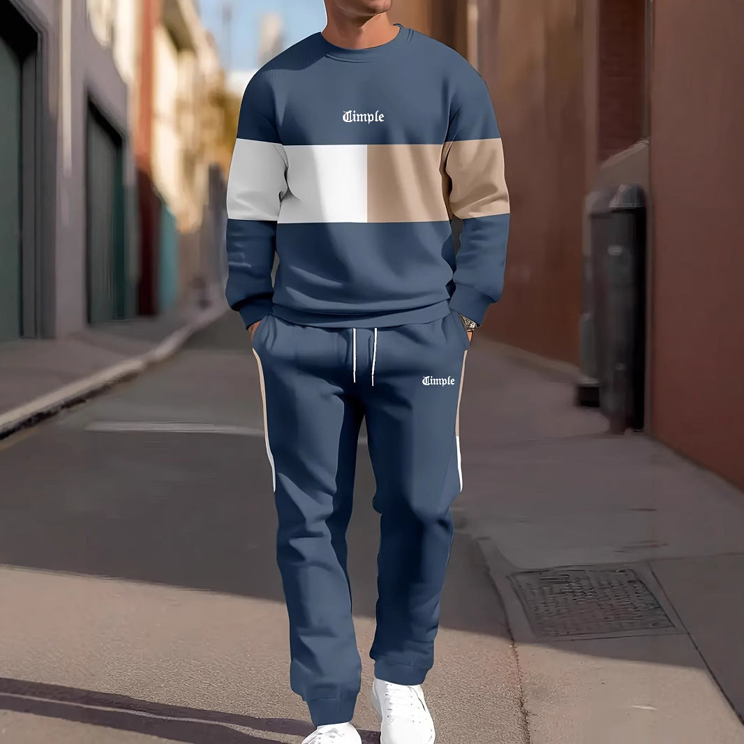 Printing Sports Leisure Men's Suit