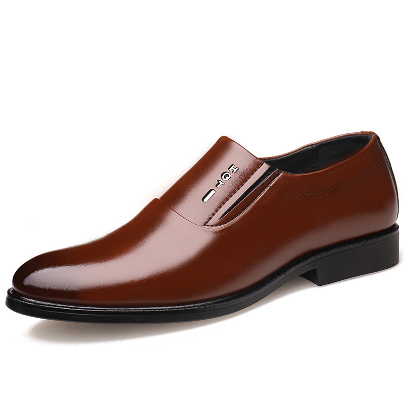 Invisible Increase Men's Shoes 6cm Pointed Toe Business Suits Men's Leather Shoes