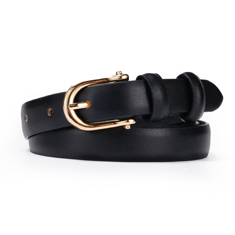Layer Cowhide Pin Buckle belt