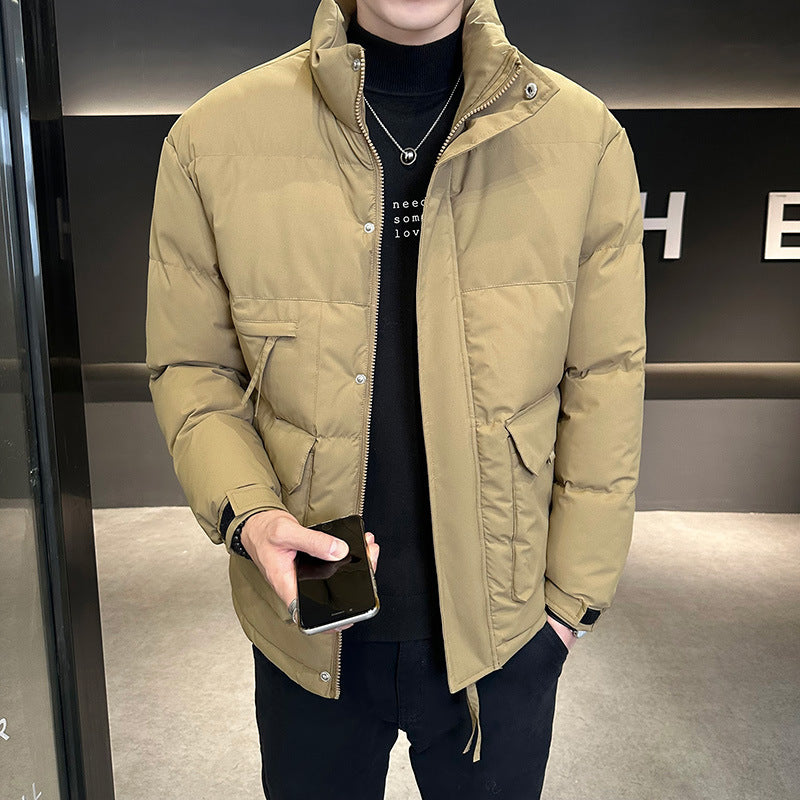 Cotton Jacket Thickening Stand Collar Bread Coat Leisure Warm