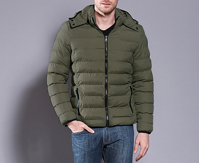 Winter Hooded Down Cotton Padded Jacket