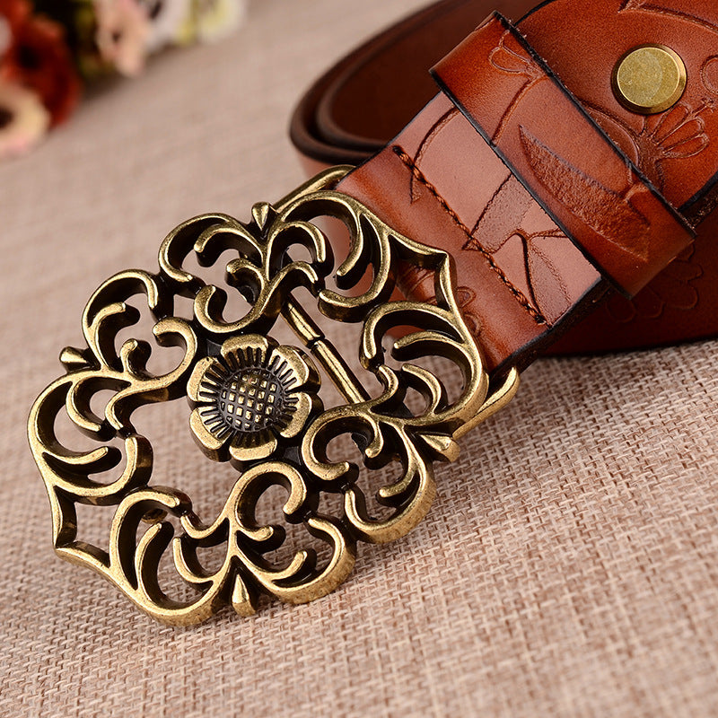 Leather Vintage Decorative Belt