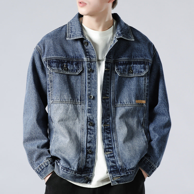 Denim Jacket  Cotton Loose