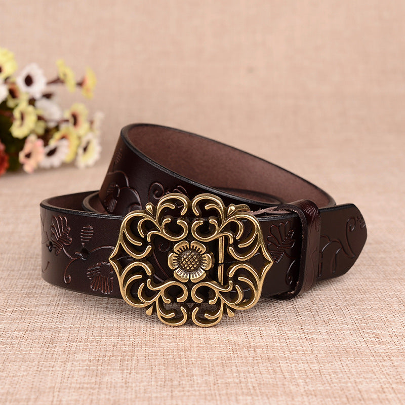 Leather Vintage Decorative Belt