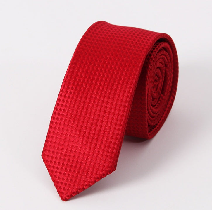 Men's formal business casual polyester silk jacquard tie