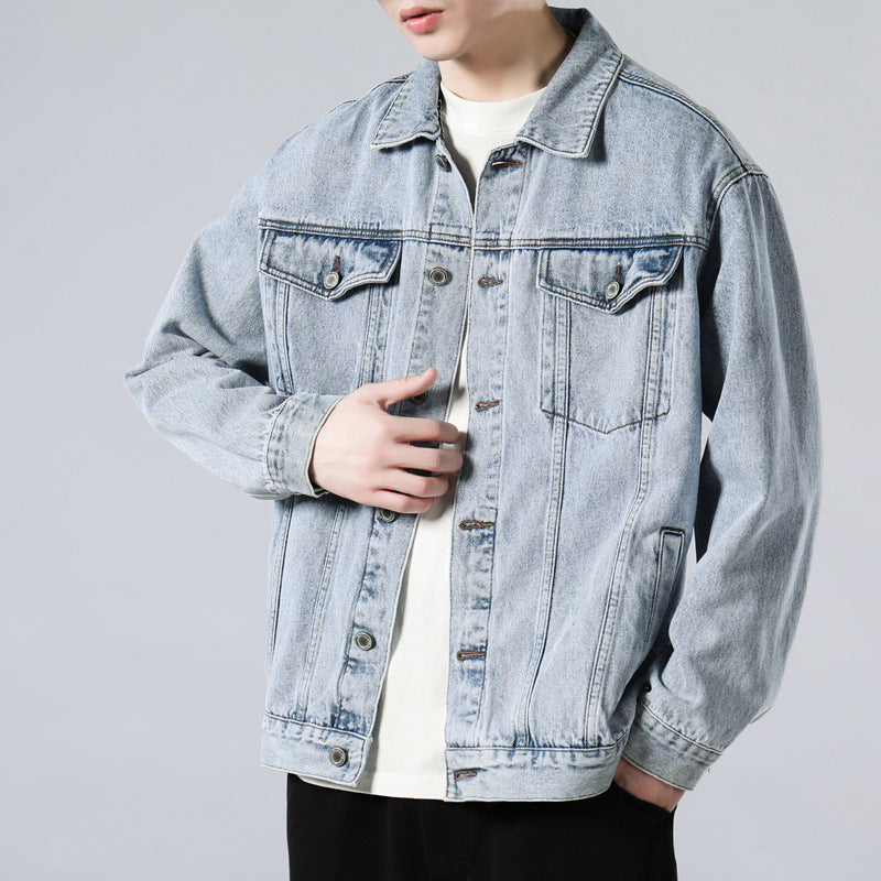 Denim Jacket  Cotton Loose