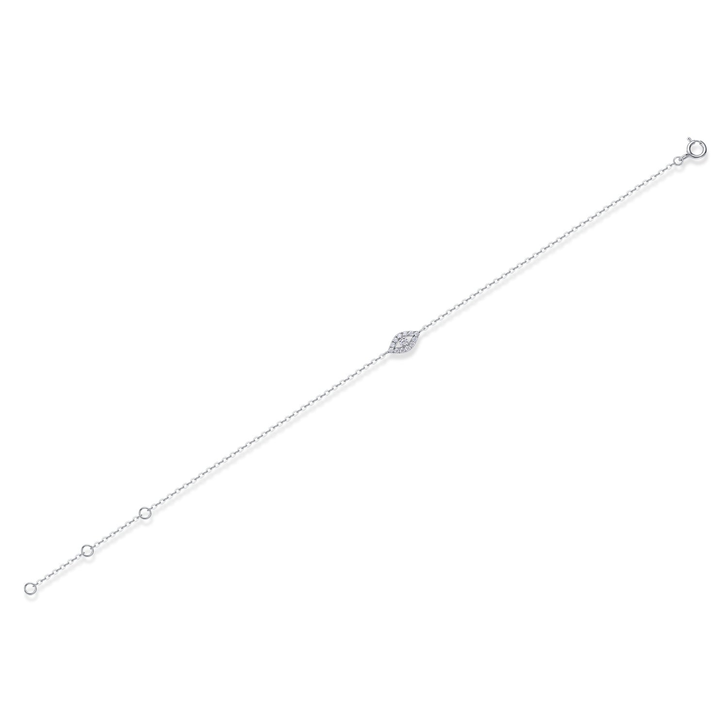 Window Of The Soul - A Fashionable And Light Luxury Jewelry Silver Bracelet And Bracelet Set With Top-quality Moissanite, S925 Silver Plated Platinum