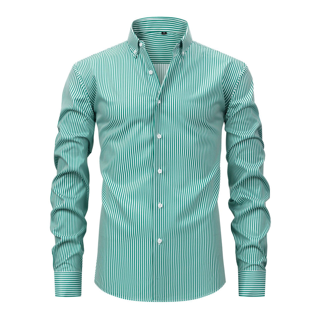 Four-sided Stretch Digital Printing Striped Long Sleeve
