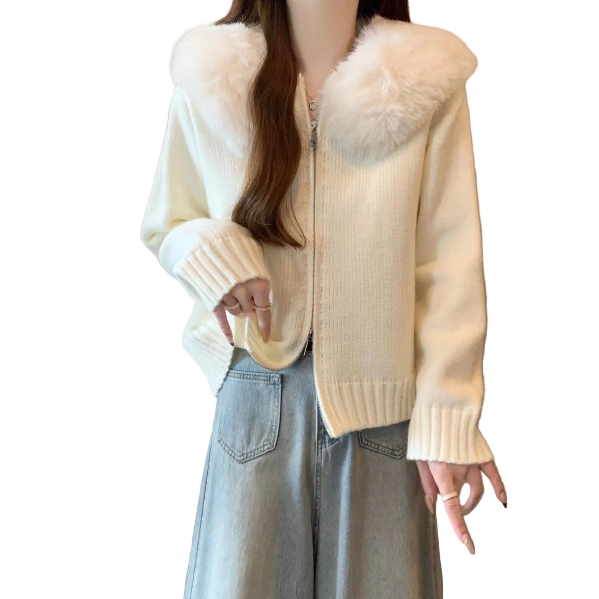 Loose-fitting Chic Knit Cardigan Top