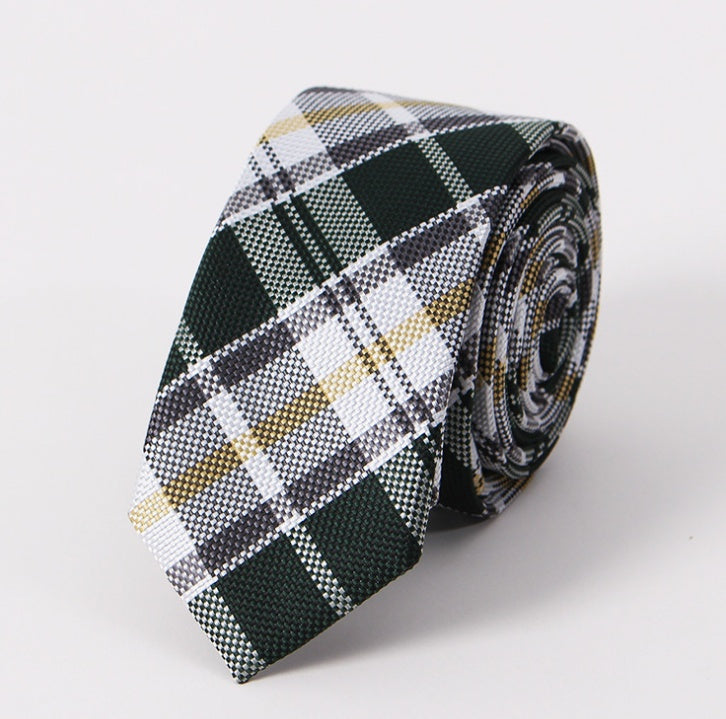 Men's formal business casual polyester silk jacquard tie