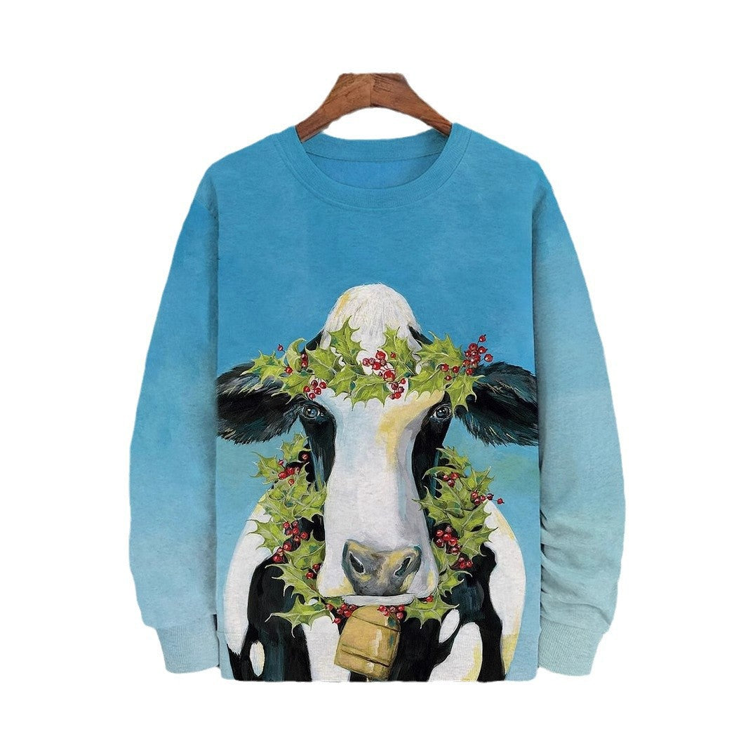 Mens Versatile Relaxed-fit Crewneck Pullover