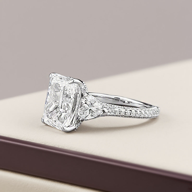 Crystal Silver Ring for Women – Diamond Sadaf