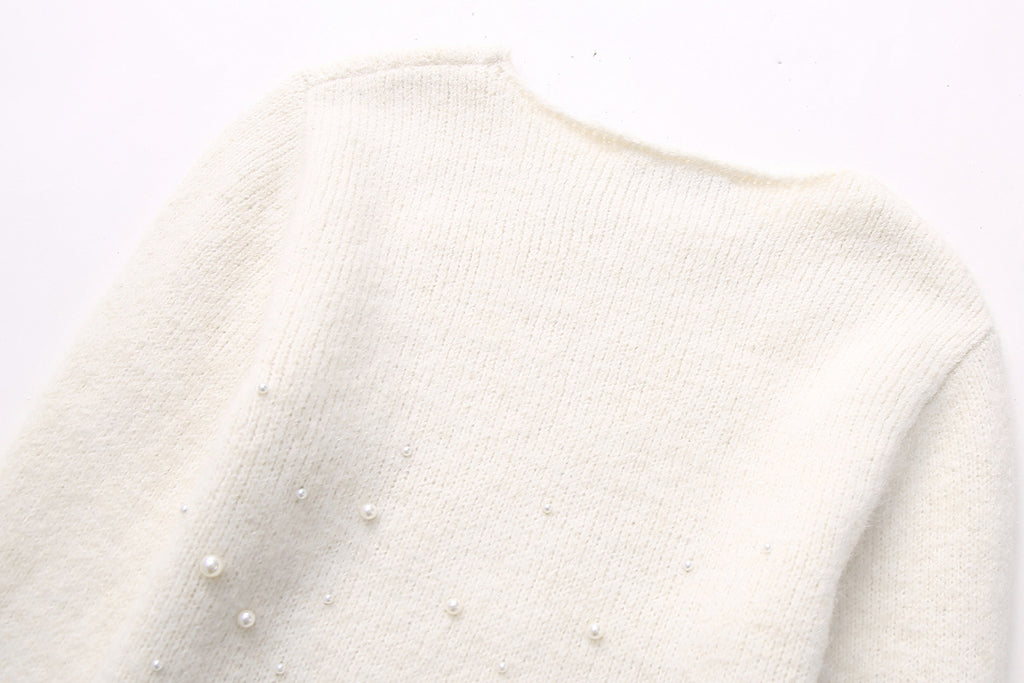 White Pearls Knitwear set