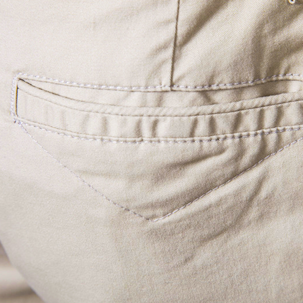 Summer Cotton Casual Solid Color Sports Shorts