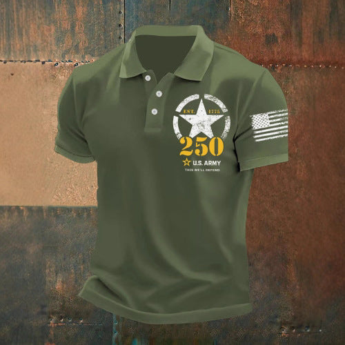 Golf 3D Printed Casual Culture POLO Shirt