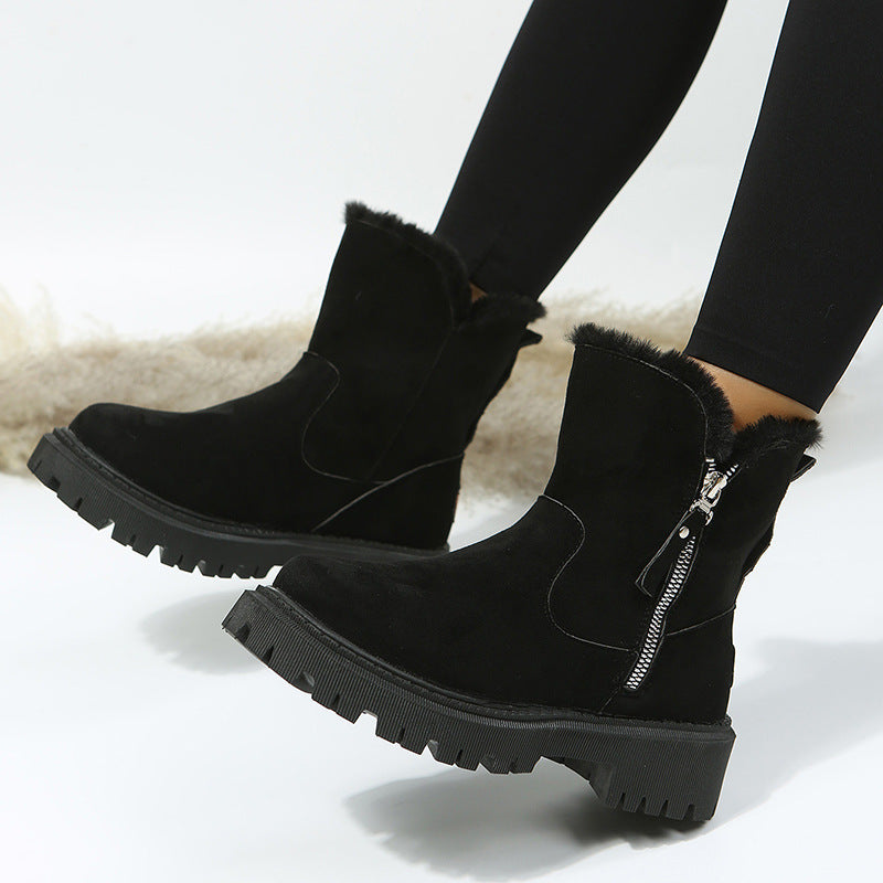 Velvet Snow Boots
