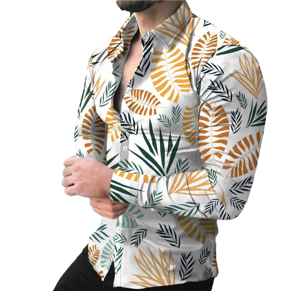 Casual 3D Printed Shirt Plus Size Shirt