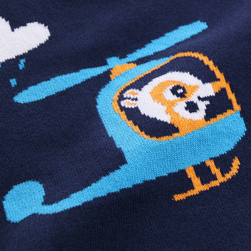 Double-layer Cotton Sweater