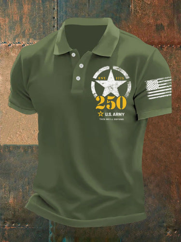 Golf 3D Printed Casual Culture POLO Shirt