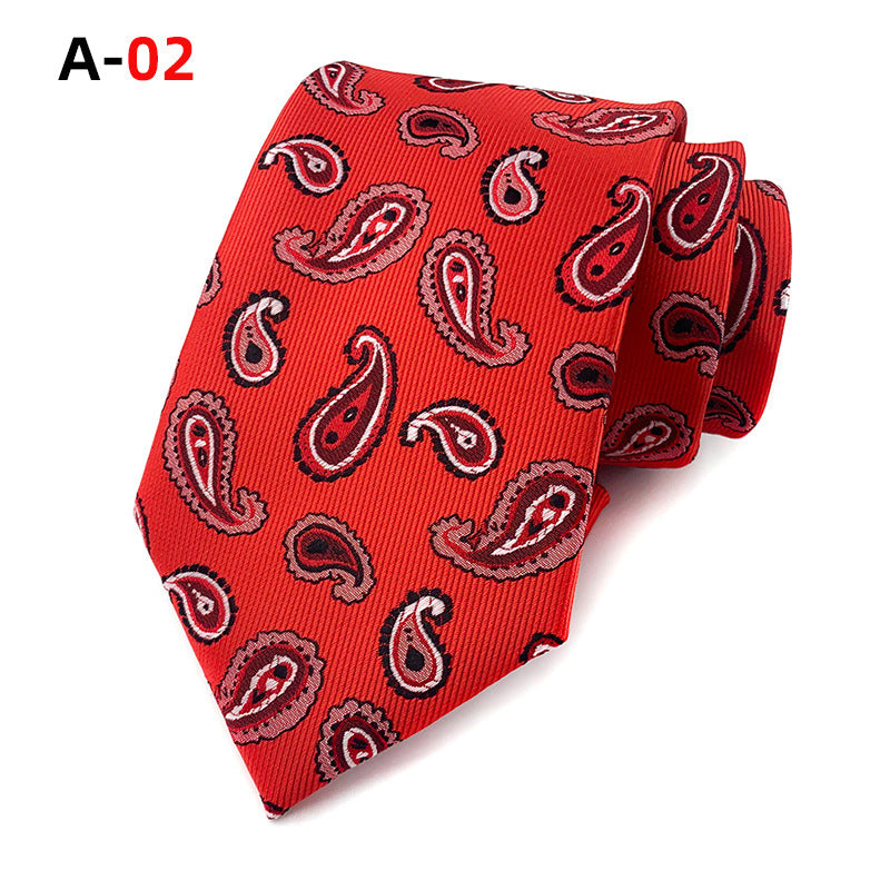 Paisley Polyester Jacquard Men's Tie