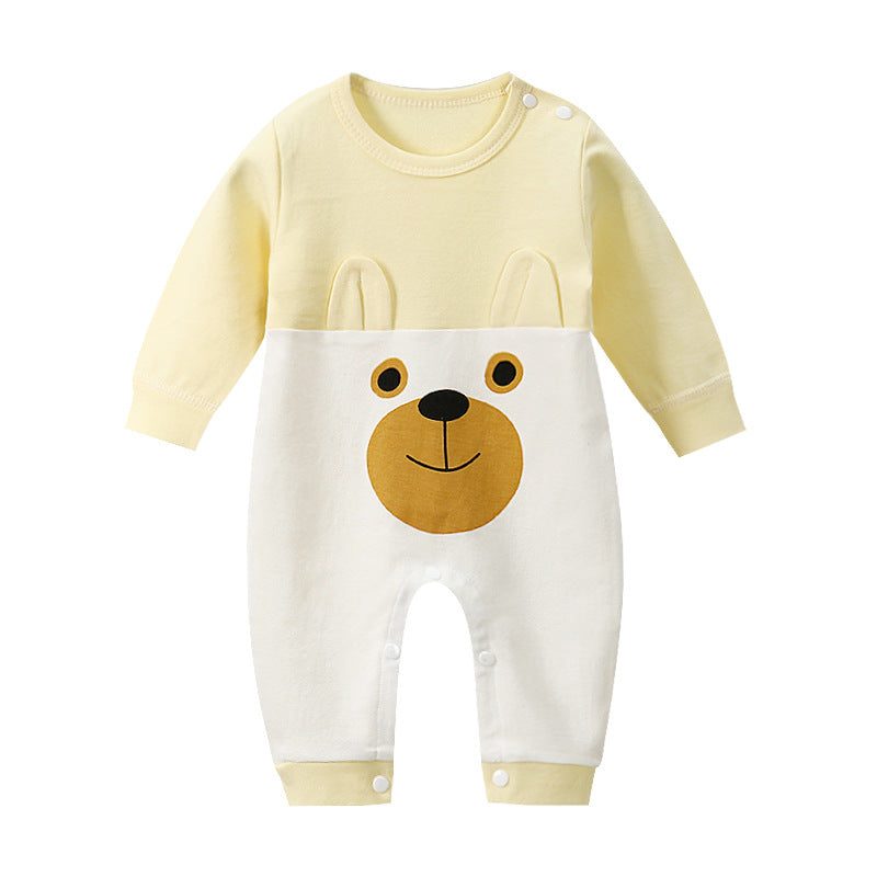 Long-sleeved Cotton Romper