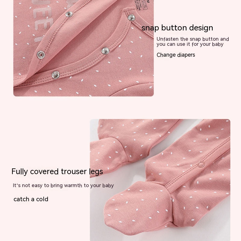 3 Pieces New Baby Cotton Long-sleeved Jumpsuit