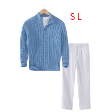 Warm Thick Needle Turtleneck Sweater Men