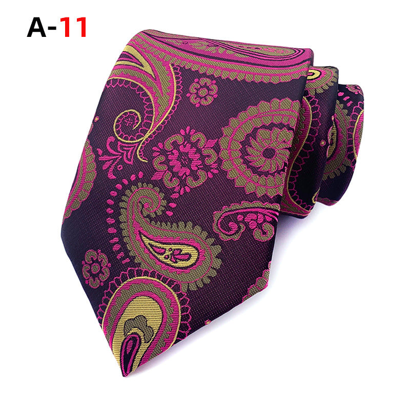 Paisley Polyester Jacquard Men's Tie