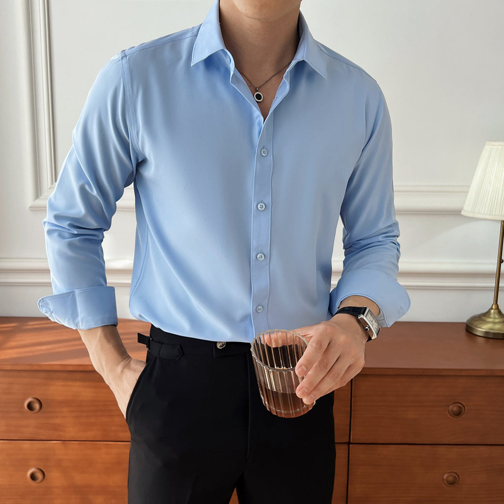 Long-sleeved Business Shirt