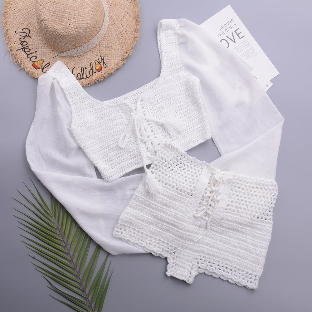 Long Sleeve  Swimsuit Split Suit