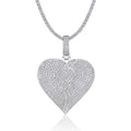 Telepathy - A Fashionable And Trendy Necklace Pendant Set With Top-quality Moissanite S925 In Silver And Platinum Plating Can Be Tested With A Diamond Pen