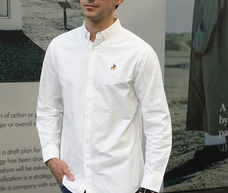 Men Long-sleeved Casual shirt