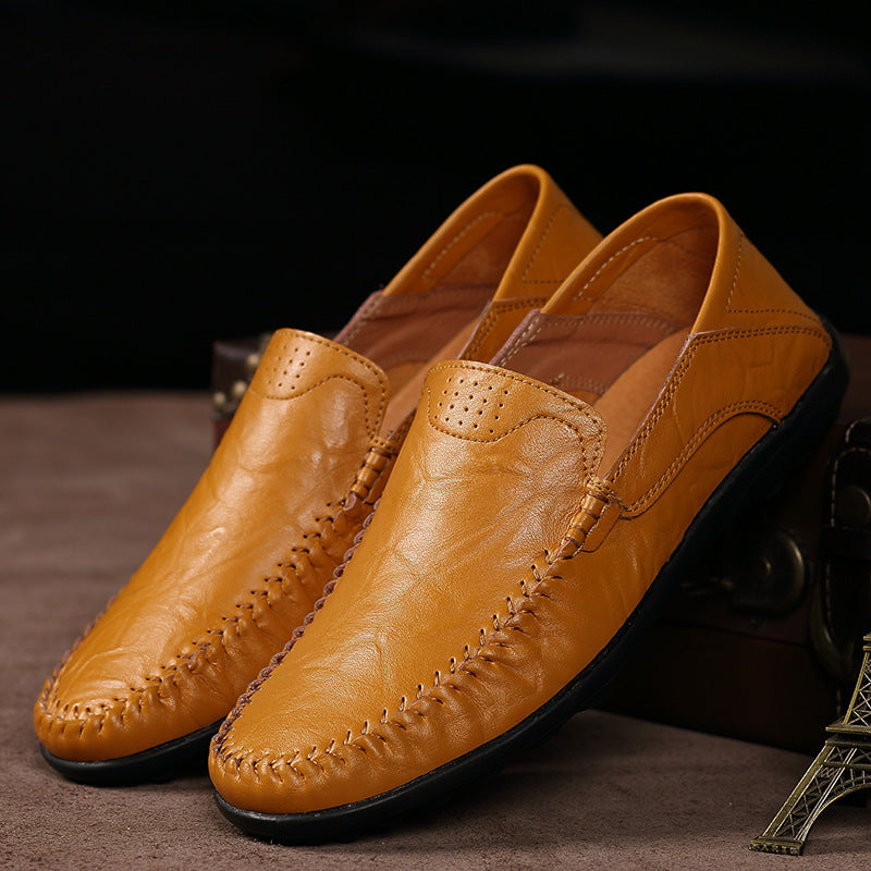 Men Leather Shoes Lightweight