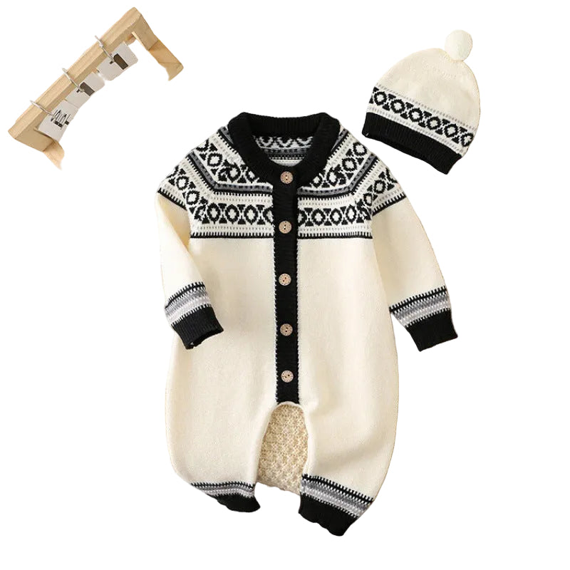 Male And Female Baby One-piece Outing