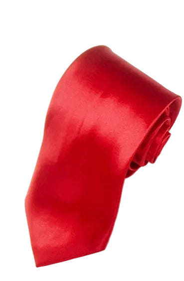 8cm Black Hand-tied Plain Suit Tie