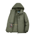 Workwear Outdoor Pocket Cotton Jacket Mid-length