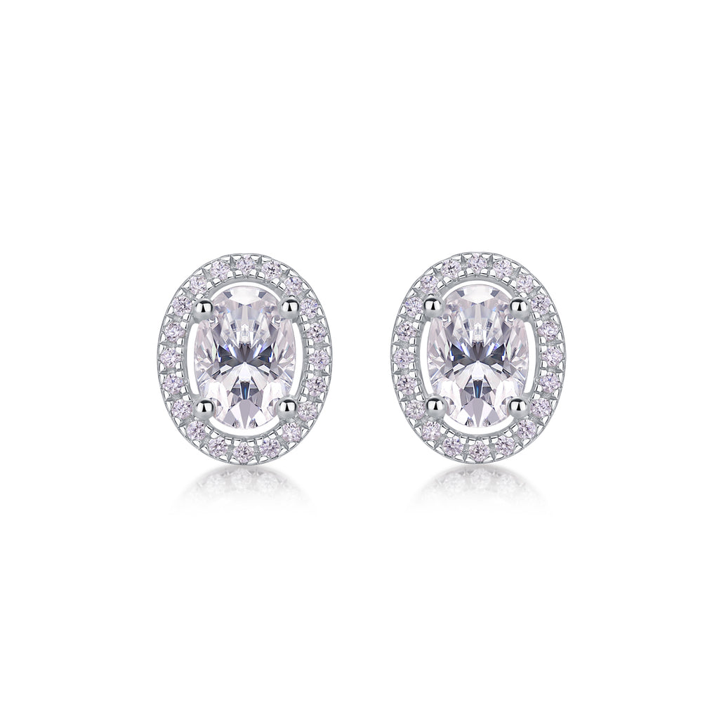 Phantom Night Realm - Earrings Set With Top-quality Moissanite S925, Silver And Platinum-plated Stud Earrings, A Fashionable And Trendy Accessory That Can Be Tested With A Diamond Pen