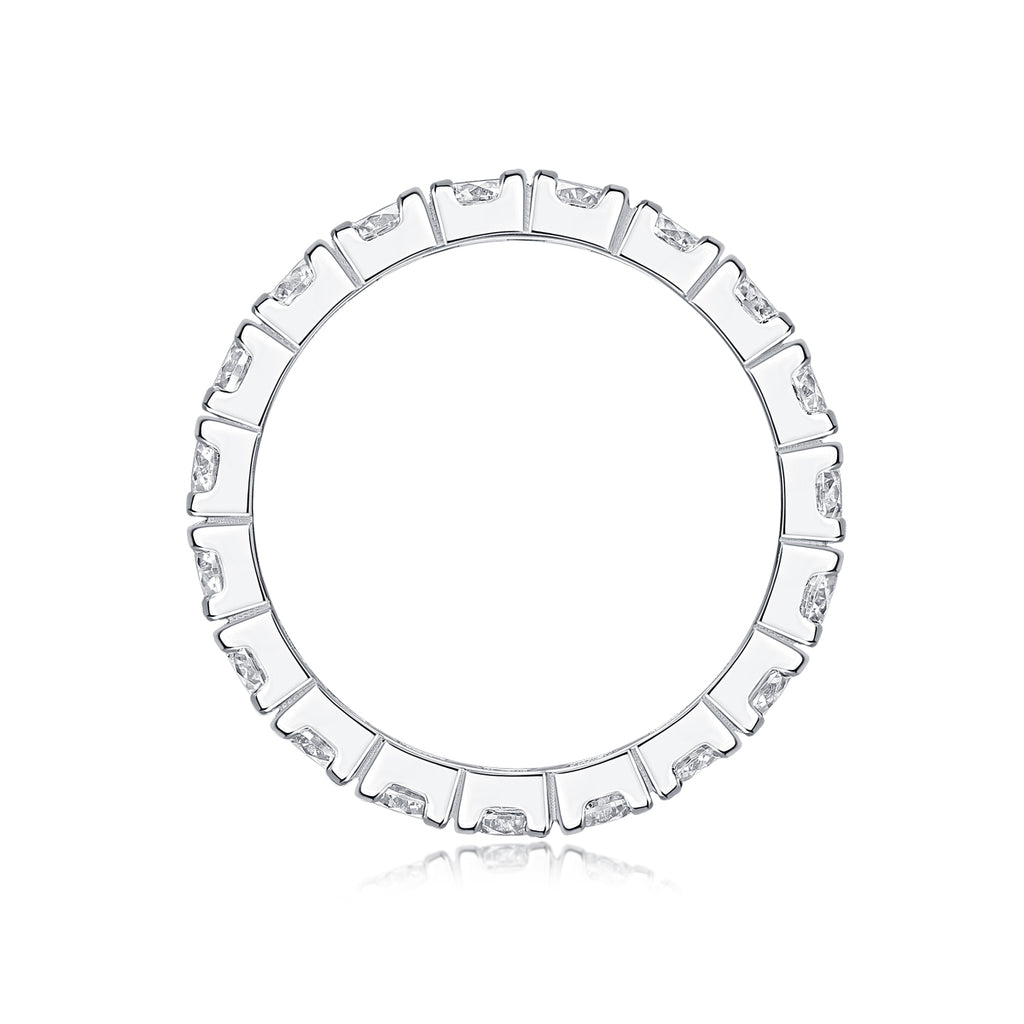 Starry Sky Diamond Ring Luxury Fashion Set Moissanite Silver Ring