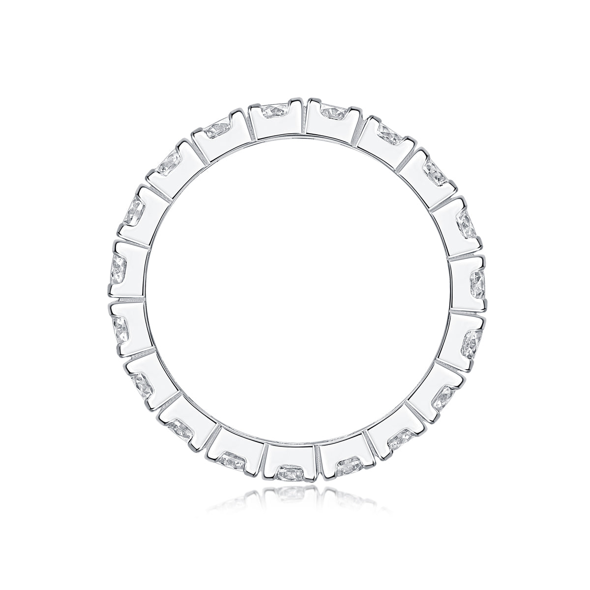 Starry Sky Diamond Ring Luxury Fashion Set Moissanite Silver Ring