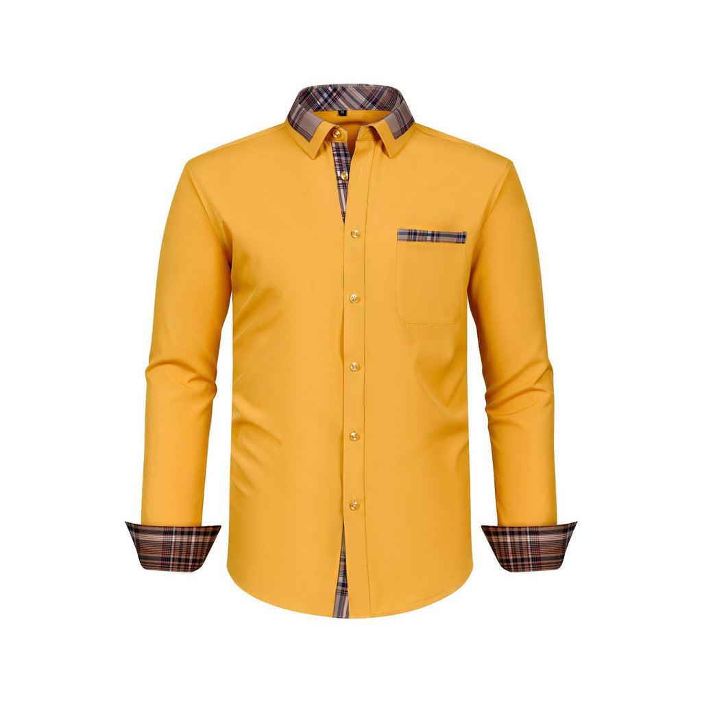 Patchwork Flower Collar Long Sleeved