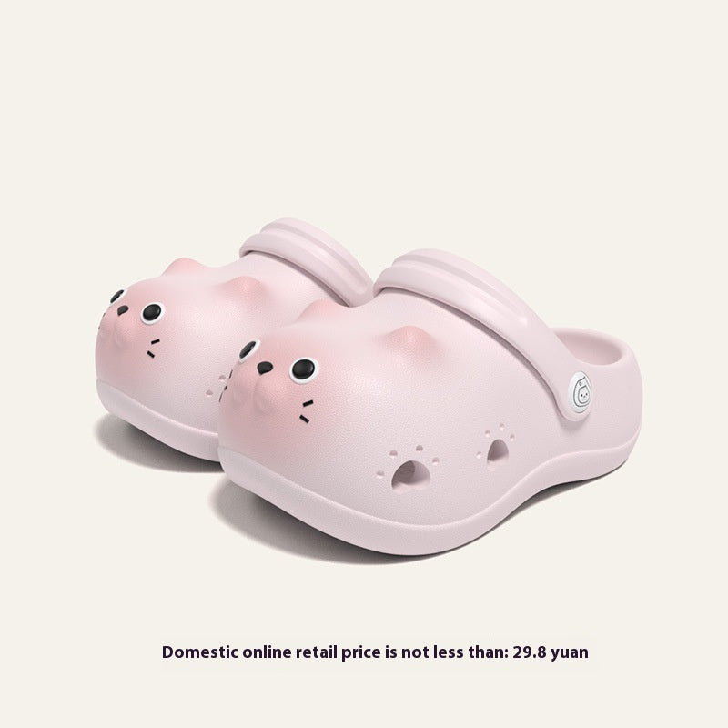 Closed Toe Home Outdoor Slippers