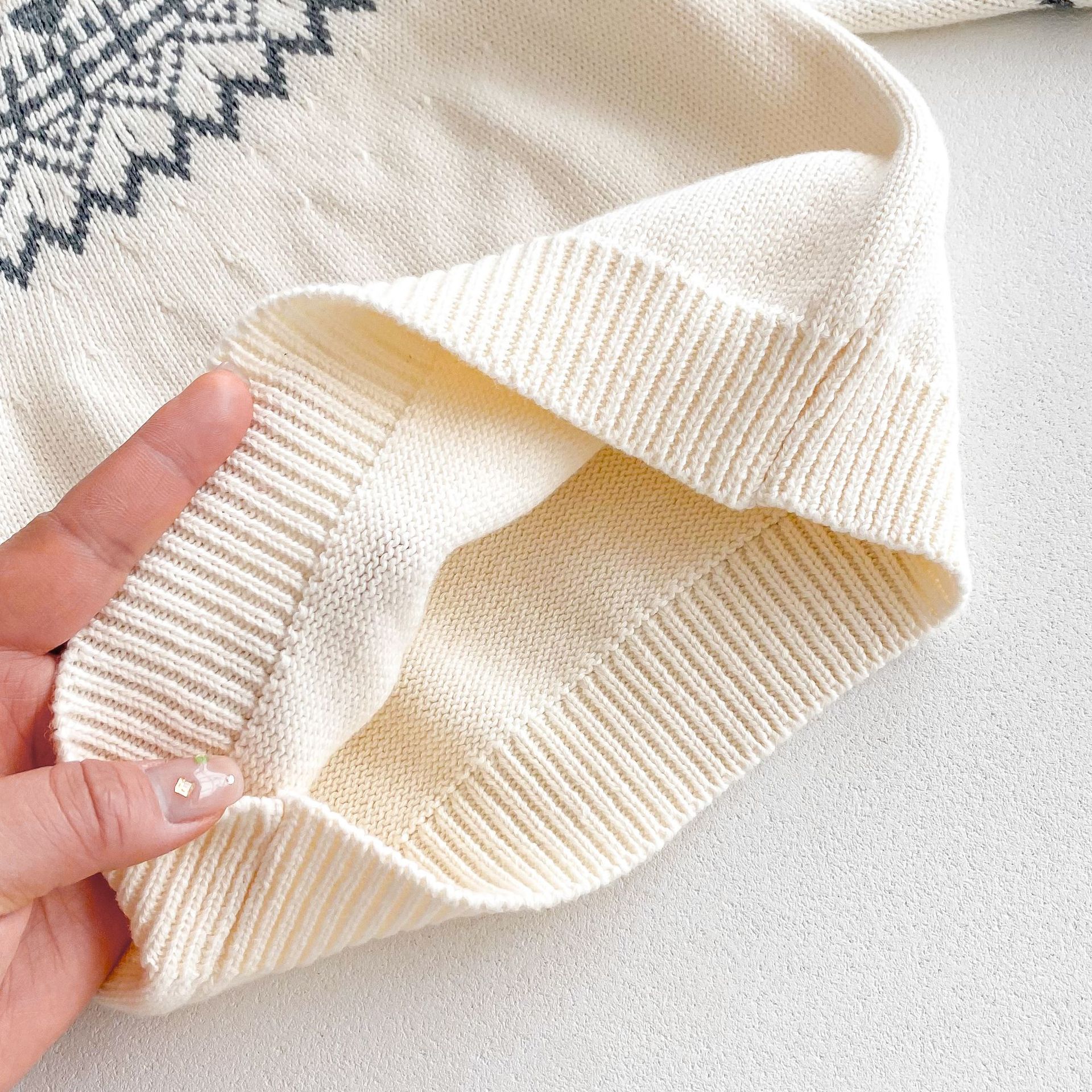 Boys And Girls Pullover Jacquard