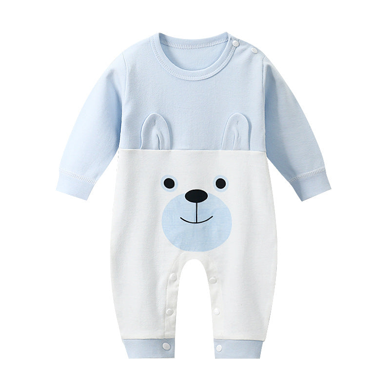 Long-sleeved Cotton Romper