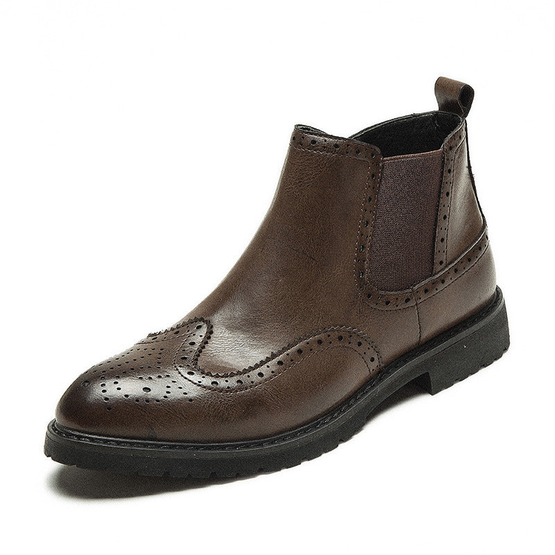 Men's ankle leather Boots