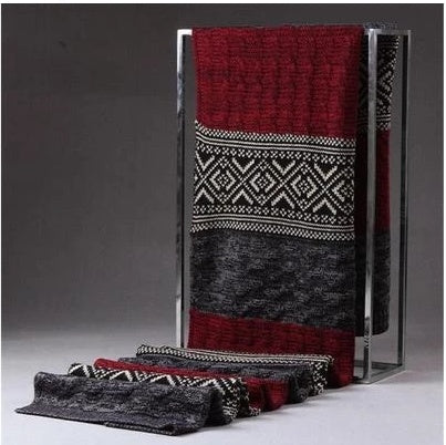 New Warm Men's Knitted Long Scarf
